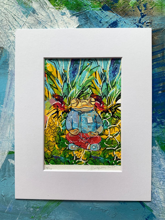 Print- Concho Meditando