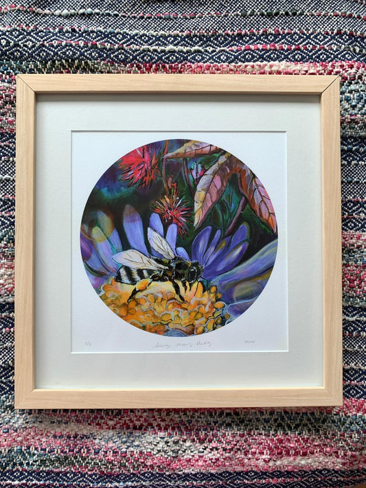 Print- Abeja con yagrumo