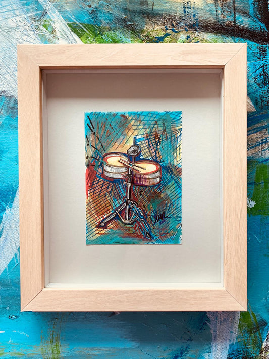Original- Timbales (enmarcado)