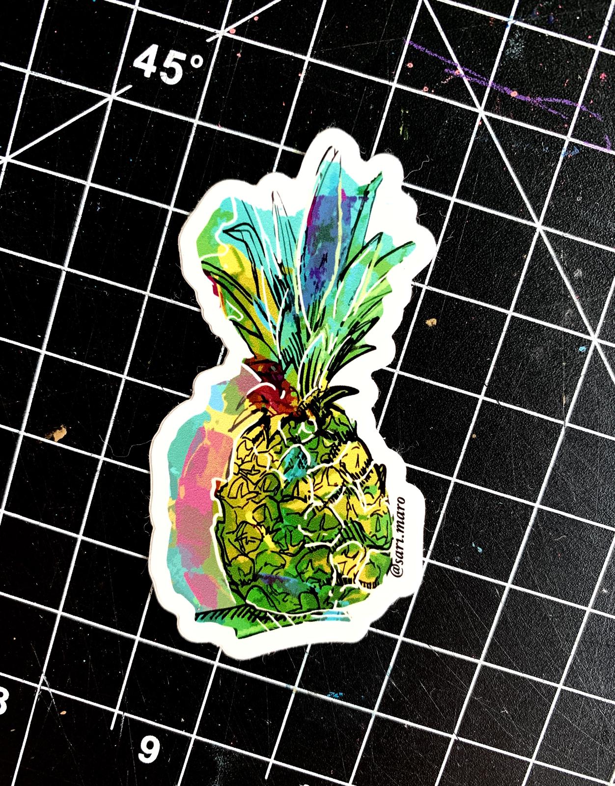 Stickers- Piña – Saritza Martinez Art | Shop