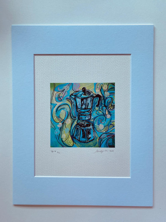 Print- Cafetera Colorida